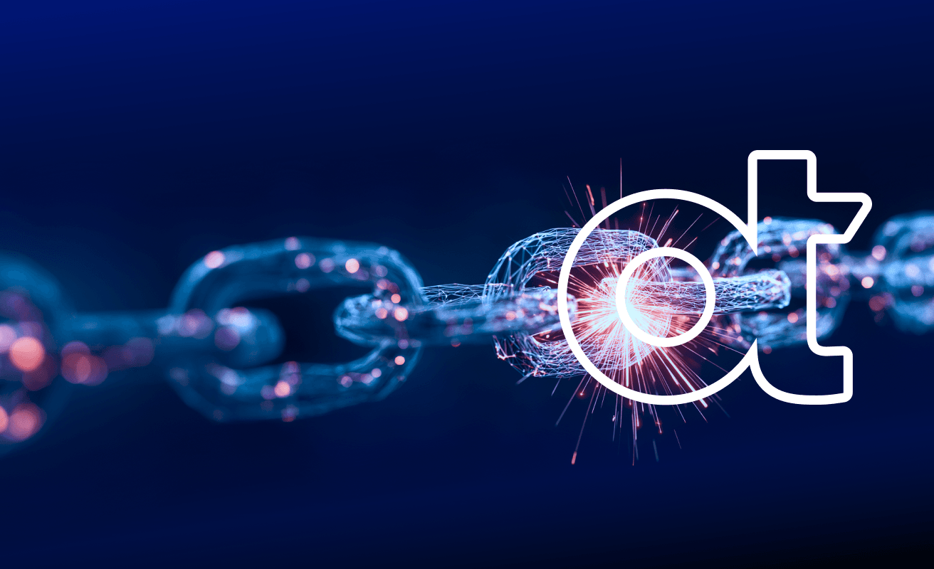 OT watermark overlaying image concept for supply chain collaboration
