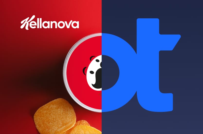 Kellanova logo and Pringles potato chips